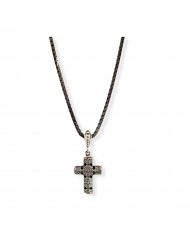 Collana Uomo in argento 925/°°° imbrunito Collezione Ricami - Ncullerata Turnise