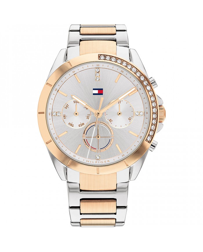 Tommy Hilfiger - KENNEDY 38mm MULTIF. GREY TWO TONE BRAC