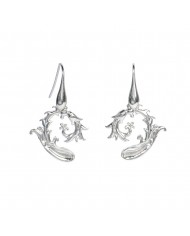 Orecchini pendenti con bacolo in argento 925/°°° rosè  - Sigillum Floris