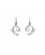 Orecchini in argento 925/°°° placcato oro rosè 24ct a 1mcrCOLLEZIONE SIGILLUM FLORIS