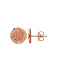 Orecchini a lobo in argento 925placcato oro giallo 24ct a 1mcrCOLLEZIONE ROSONI