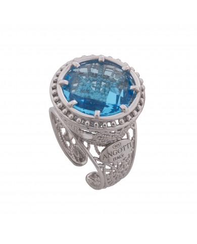 ANELLO COLLEZIONE RICAMI CON PIETRE NATURALI