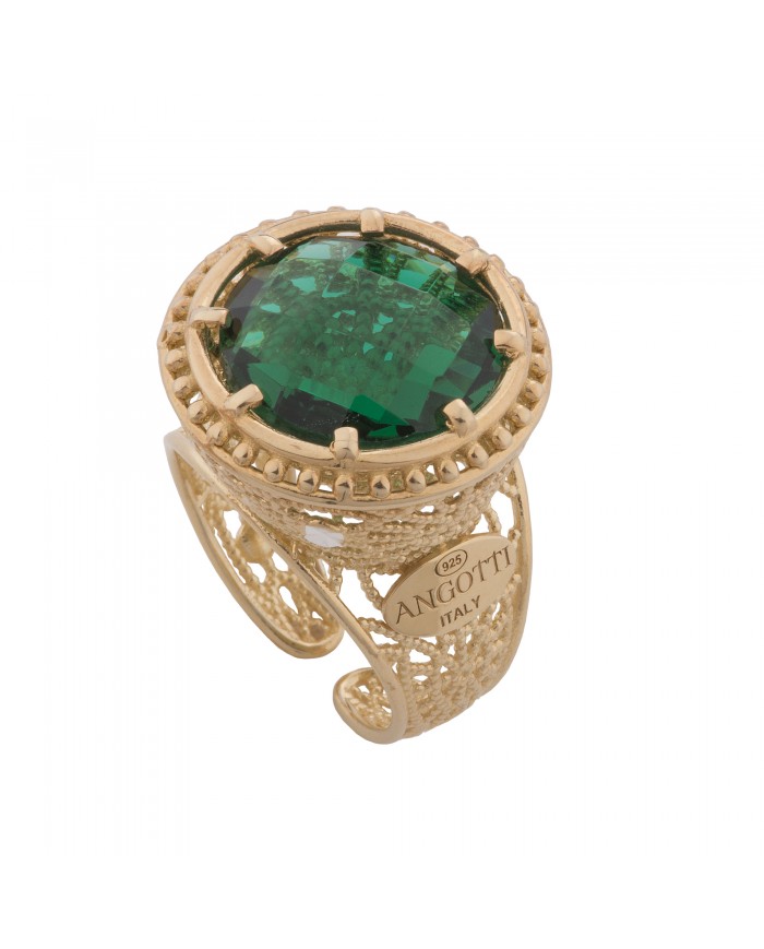 ANELLO COLLEZIONE RICAMI CON PIETRE NATURALI