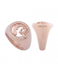 ANELLO COLLEZIONE "SIGILLUM FLORIS" IMBRUNITO