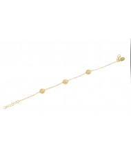 ANELLO JENNACCA CONTRARIE' IN ARGENTO PLACCATO ORO GIALLO 24ct a 1 mcr