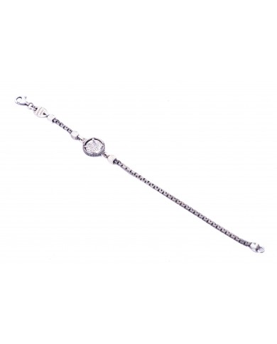 BRACCIALE IN ARGENTO 925/°°° COLLEZIONE "SIGILLUM FLORIS"