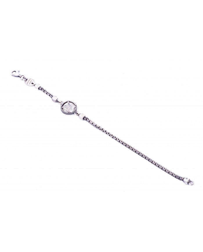 BRACCIALE IN ARGENTO 925/°°° COLLEZIONE "SIGILLUM FLORIS"