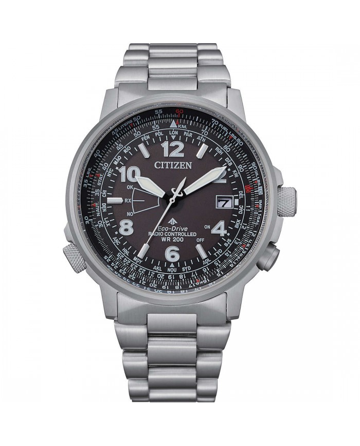 Citizen - Orologio Uomo Pilot Supertitanio Eco Drive