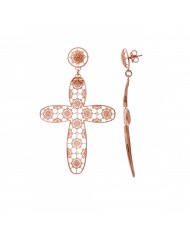 ORECCHINI A LOBO IN ARGENTO 925/°°°  CON PIETRE NATURALICOLLEZIONE RICAMI-NCULLERATA TURNISE