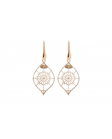 ORECCHINI IN ARGENTO 925 PLACCATO ORO GIALLO 24 ct a 1 mcrCOLLEZIONE RICAMI