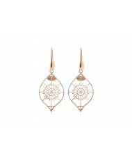 Orecchini in argento 925 placcato oro giallo 24ct a 1mcrCollezione Ricami