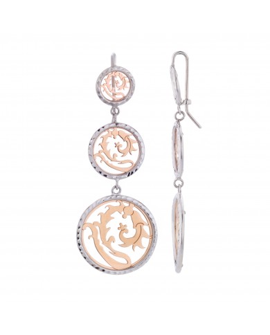 Orecchini in Argento 925%..COLLEZIONE SIGILLUM FLORIS-BACOLO