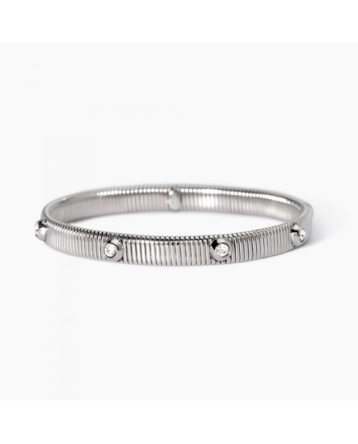 Bracciale in acciaio 304/316L cristalli