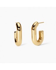 Orecchini in acciaio 304/316L PVD giallo