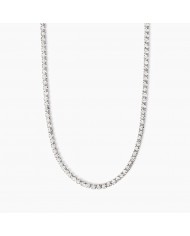 Girocollo in acciaio 316L cristalli