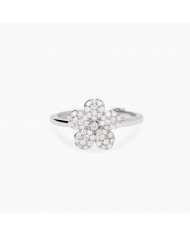 Anello in argento 925/°°° e  zirconi.  Collezione "Maledetta Primavera".