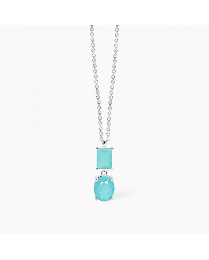 Girocollo in argento 925/ººº glass cr rocca