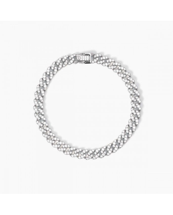 Bracciale in argento 925/°°° zirconi