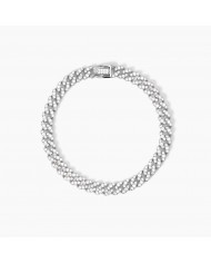 Bracciale in argento 925/ººº zirconi