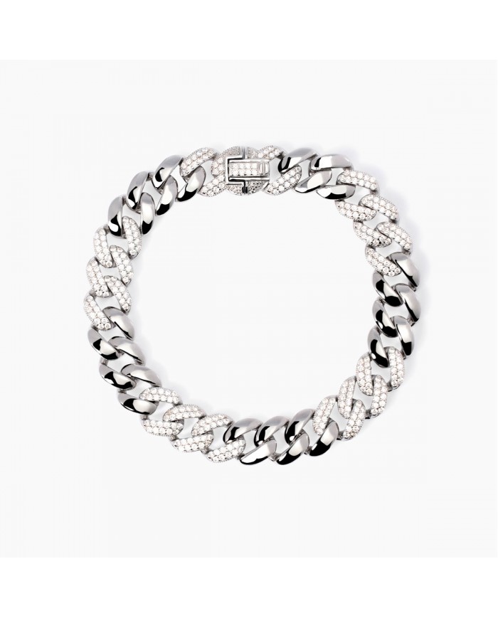 Bracciale in argento 925/°°° zirconi