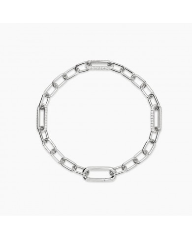 Bracciale in argento 925/°°° zirconi