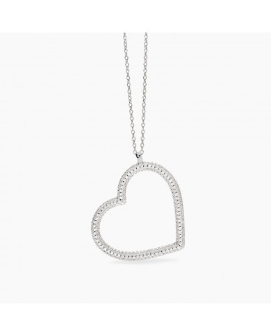 Collana in argento 925/°°° zirconi