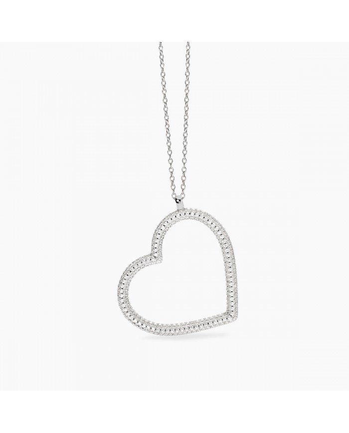 Collana in argento 925/°°° zirconi