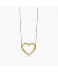 Girocollo in argento 925/°°° dorato zirconi