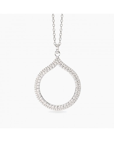 Girocollo in argento 925/°°° zirconi