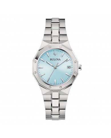Bulova - Orologio Donna Octagon Lady Quadrante Blue Ice