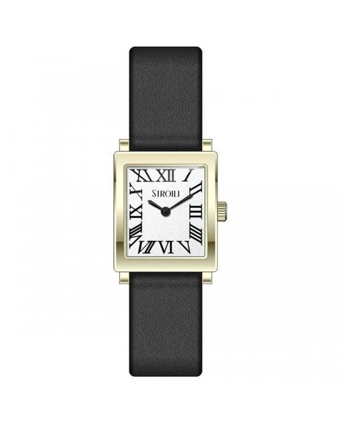 Stroili Orologio Donna Collezione BrugesCinturino in pelle colore NERO