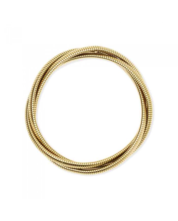 Bracciale Kidult donna in acciaio 304 PVD giallo