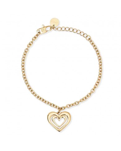 Bracciale Kidult donna in acciaio 316L PVD giallo