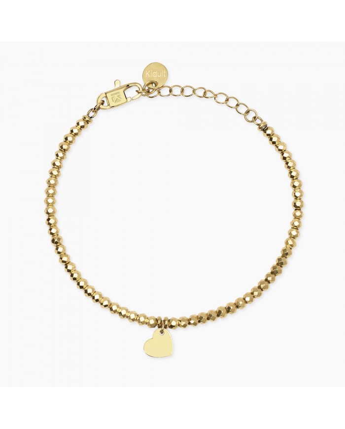 Bracciale Kidult donna in acciaio 316L PVD giallo