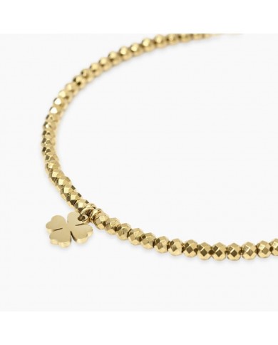 Bracciale Kidult donna in acciaio PVD giallo