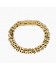 Bracciale Kidult donna  in acciaio 316L PVD giallo