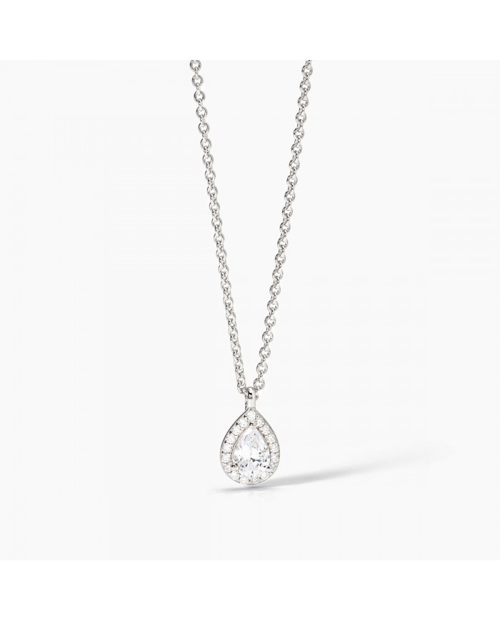 Mabina donna  Girocollo in argento 925/°°° zirconi
