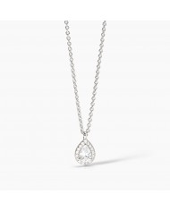 Mabina argento   Girocollo in argento 925/°°° zaffiro   sintetico e zirconi