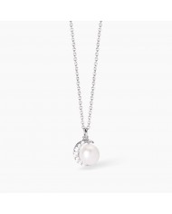 Girocollo in argento 925/ººº perle zirconi