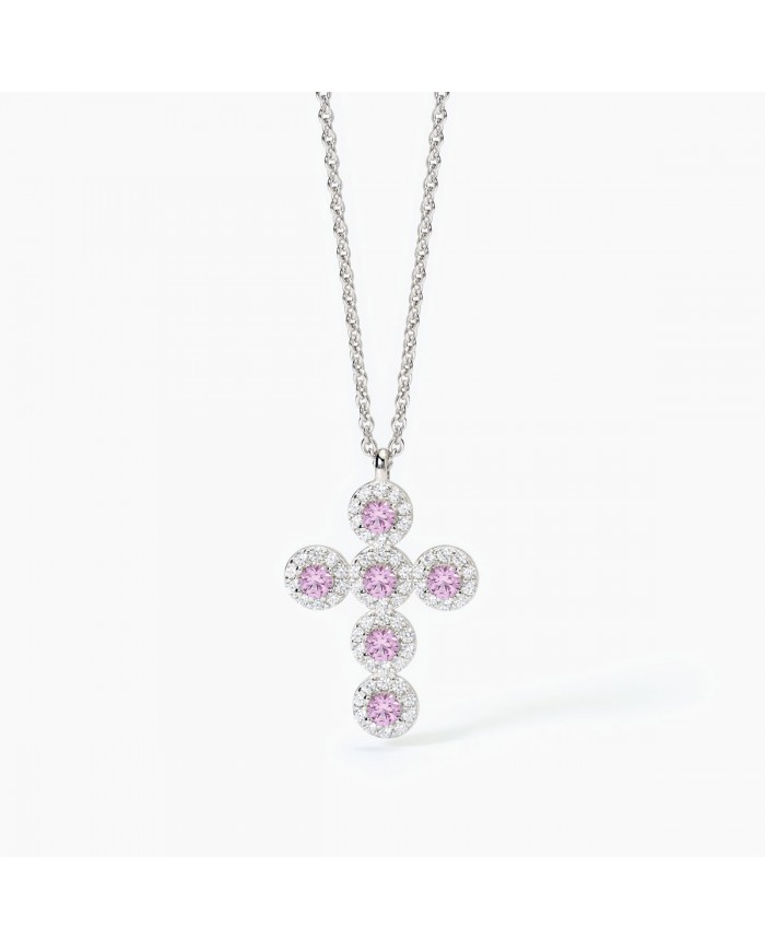 Girocollo in argento 925/°°° tormalina sint zirc