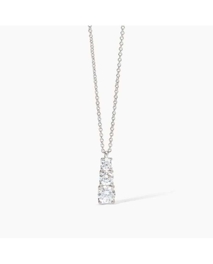 Girocollo in argento 925/°°° zirconi