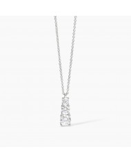 Girocollo in argento 925/ººº zirconi