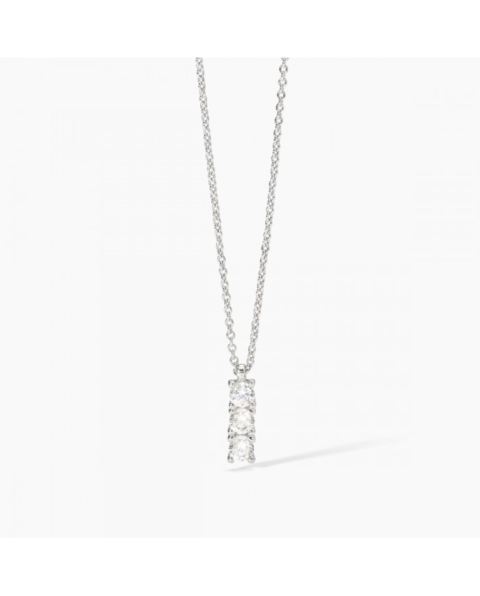 Mabina donna  Girocollo in argento 925/°°° zirconi