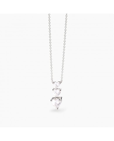 Girocollo in argento 925/ººº zirconi