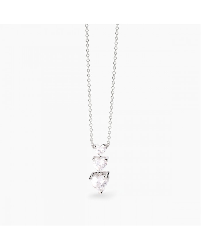 Girocollo in argento 925/ººº zirconi