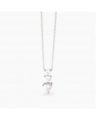 Girocollo in argento 925/ººº zirconi