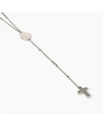 Collana Rosario in argento 925/°°° Mabina UNISEX