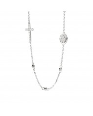 Collana Rosario in argento 925/°°° Mabina UNISEX