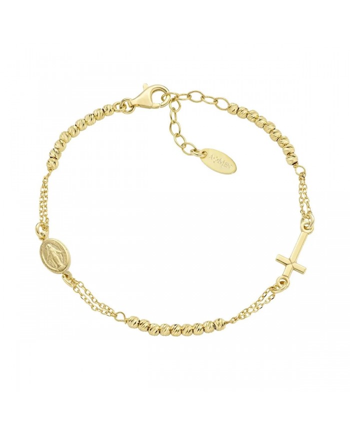 AMEN - Bracciale Rosario  in Argento 925°°°