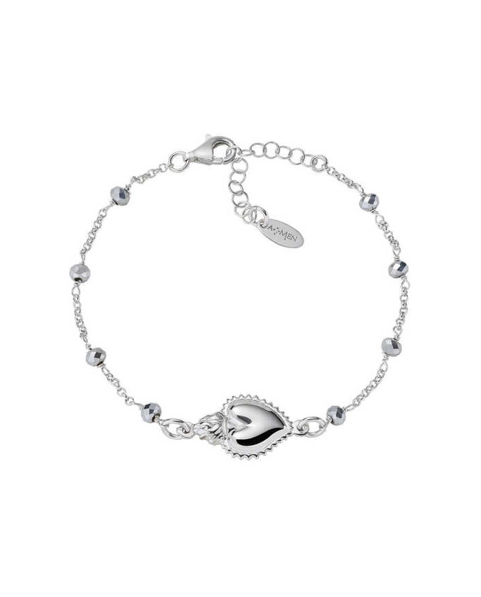 Bracciale in Argento 925°°°Cristalli Grigi   AMEN